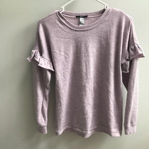 Forever 21 Ruffled Long-Sleeve Shirt